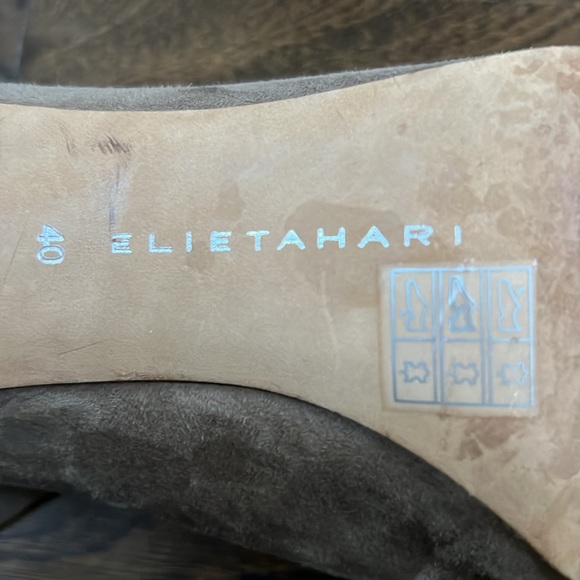 Elie Tahari Suede Heel Booties Size 40 (9) - Picture 8 of 8